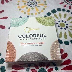 NWT Gotega Bathroom Sink Drain Strainers, Hair Catcher Shower Drain Covers